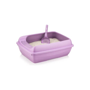 Milo Sieve Open Litter Box Purple