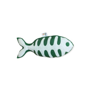 Dino Pet Catnip Felt Fish Toy